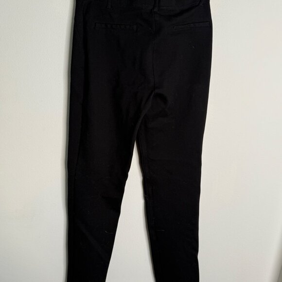 Quince Women's‎ Black Ultra Stretch Straight Leg Pants - Size M Medium - Picture 3 of 5